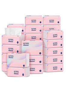 Tissue Paper, Random Green/Orange/White Pattern Packaging, Large Size, 5-Ply Thick, Dry&Wet Dual-Use Facial Tissue, Home Use - White - View 18