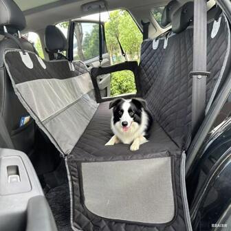 1pc New Pet Car Seat Cover Protector For Back Seat, Waterproof And Dirt-Resistant, Suitable For Cats, Dogs, Small/Medium/Large Breeds, Fit For Cars, Trucks, And Various SKU Models