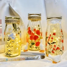 12 Farben Glas Malerei Kunst Set, 12ml Glas Farben, professionelle Pigmente, handgemachte DIY Glas Vase kreative dekorative Farben für Glasprodukte, Weingläser, Fenster Graffit, für Schulbedarf, Rückkehr zur Schule