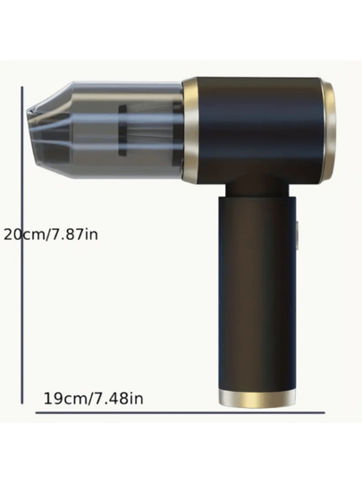 RAF مكنسة كهربائية محمولة عالية الطاقة 50 واط لاستخدام السيارة والمنزل