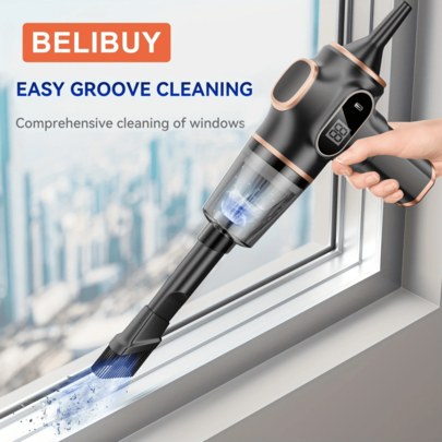 SOKANY Aktualisierte Version, kabelloser tragbarer Staubsauger, starke Saugkraft, tragbares und handliches Design für Autostaubsauger. Ausgestattet mit einem 2000 mAh Hochleistungsakku, USB aufladbar, mit verschiedenem Zubehör, mit einer verlängerten Bürste, einfache Reinigung der Computertastatur, geeignet zum Reinigen von Autos, Werkstätten, Computern, Möbeln, Dekorationen, Büros und Sofas, ein unverzichtbarer kleiner Begleiter im Alltag.