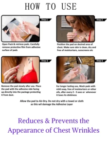 Silicone Patches Smoothes Skin Women Reusable Facial Patches For Chest Improves Skin Elasticity Facial Lifting Tools To Skin Looks Visibly Younger- Reduce Signs Of Aging For Women And Girls,Skin Care,Skin Care Tools,Lift,Wrinkle,Wrinkle Patches - Clear - View 3