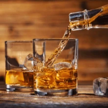 Kit 6x Short Glass For Whiskey Drinks In Cylinder Glass 260 Ml - Transparent - View 3