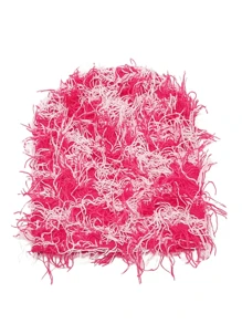 4 件套迷彩针织帽，毛绒绒球帽，保暖户外亚克力帽，适合日常搭配和返校