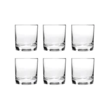 Kit 6x Short Glass For Whiskey Drinks In Cylinder Glass 260 Ml - Transparent - View 1