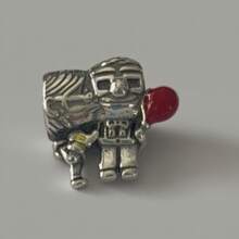 Disney 1 pieza Charm colgante con diseño de Dumbo y bordado "Mum" chapado en plata para pulsera o collar, regalo ideal para festividades
