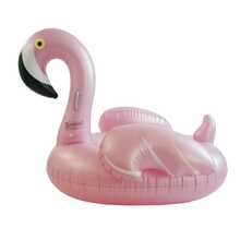 1pc Inflatable Flamingo Floating Bed, Suitable For Swimming Pool Party, Beach, Seaside Swimming, Beach Essentials, Beach Accessories - Bright Pink - View 8