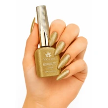 Gel Nail Polish 18ml Shades Of Earthy Brown And Nude High Pigmentation Choose The Color - Vàng Lấp Lánh 199 - Xem 1