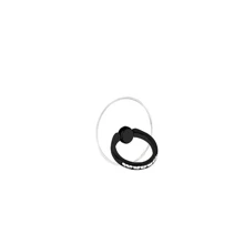 1 pieza Soporte para teléfono móvil con forma de anillo de cristal de imitación, con soporte giratorio de 360° de acero inoxidable, montura de anillo de teléfono de acrílico transparente, compatible con varios teléfonos y fundas