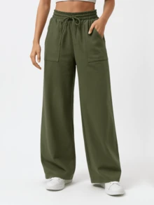 Women's Sweatpants - Verde militar - Ver 1