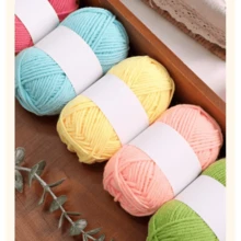 10pcs Embroidery Floss, Acrylic Yarn For DIY Crochet, Knitting Hats, Scarves, Cushions - Multicolor - View 8