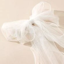 1 Peça Presilha Elegante de Cabelo de Noiva com Laço, Acessório de Cabelo de Noiva
