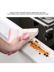 5m Waterproof & Mildew-Proof Toilet Sealing Strip - Strong Self-Adhesive Silicone Tape, Suitable For Bathroom Sink/Shower/Bathtub, Kitchen Cabinet Gaps, Leak-Proof & Moisture-Proof - Great For Home Decoration, Housewarming, And Chinese New Year Gifts - White - View 8