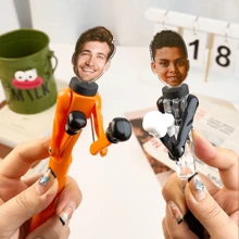 Personalisierter Boxhandschuh-Stift mit kreativem interaktivem Stressabbau-Stift, lustiges Geschenk für Kinder, Schulanfang, Schulmaterial, Geburtstage, Jahrestage, Weihnachtsgeschenk, Weihnachtsdekoration, Thanksgiving-Geschenk, Neujahrgeschenk, Partydekoration