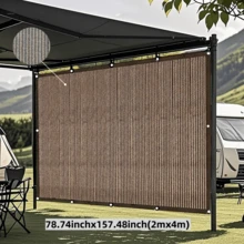 高密度防紫外线隐私遮阳网，多色可选，适用于各种场景，家居必备，约65-92克/平方米，颜色多样