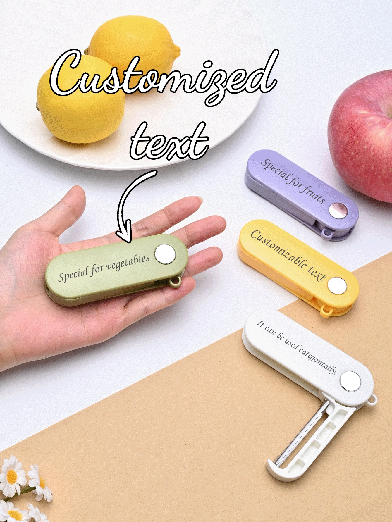 Customized Potato And Fruit Peeler, Kitchen Fruit Peeler, Original Vegetable Peeler, Carbon Steel Blade, Foldable, Compact And Convenient, Suitable For Family, Friends And Lovers, Chefs - Laser-folding Paring Knife - View 1