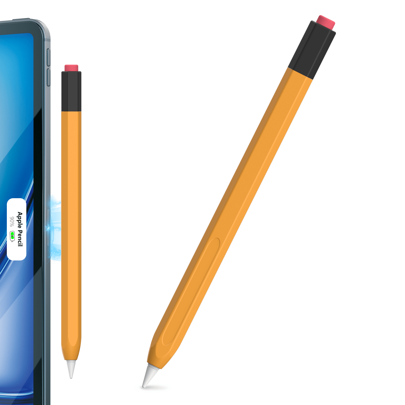 Estojo compatível com Apple Pencil Pro e Apple Pencil 2ª geração, compatível com carregamento magnético, toque duplo