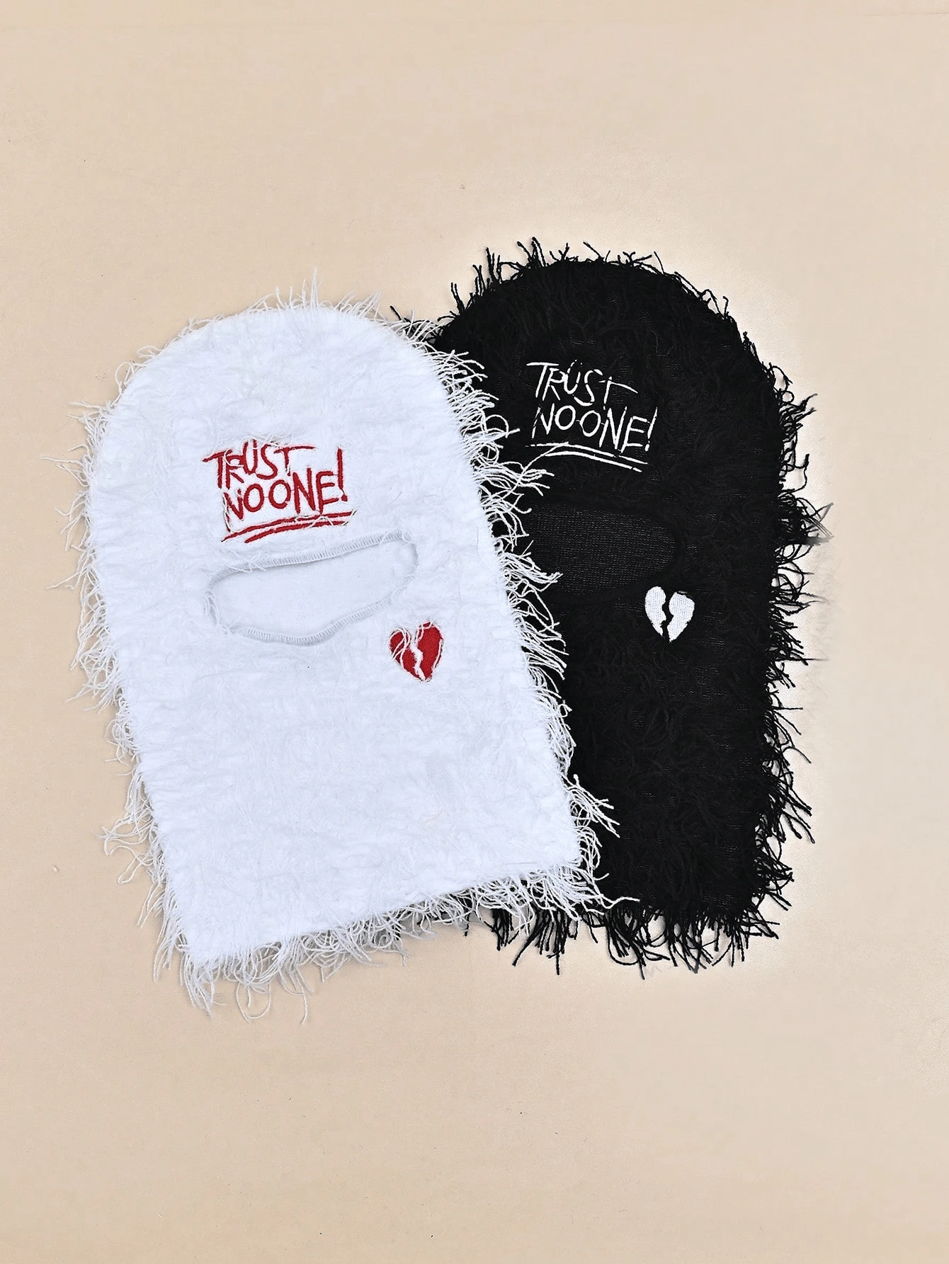 1 件男士骑行拉法帽户外防风面罩便帽秋季装备 - 黑白2pc - 查看 1