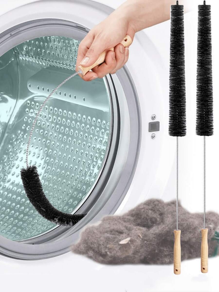 40/70cm Dryer Vent Cleaning Brush, Lint-Cleaner Tool To Clean Dryer Vents, Home Dryer Vent Duster, Laundry Room Cleaning Supplies, Effectively Removes Stubborn Lint Buildup From Vents And Hoses, Helping Keep Dryers Running Safely, Smoothly For Longer