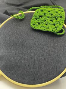 Tela bordada de 50*150cm, en colores blanco, beige y negro, tela de lino premium para bordar, adecuada para mantel, almohada, base de reposapies, cortina de sofá, material de manualidades DIY. Opciones de color: negro, blanco, beige