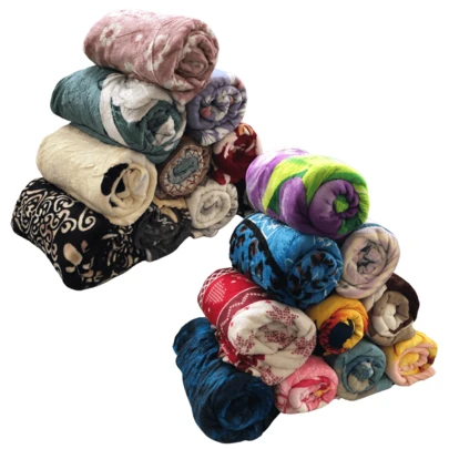 Pack de 20 Frasadas Matrimonial Full Poliéster Diseños Variados, Ideales para tempoarada de lluvia, suaves al tacto, térmicas y cómodas