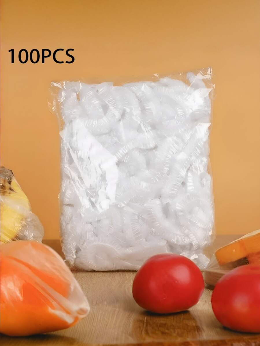 50/100/200 buc folie de plastic de unică folosință, folie alimentară rezistentă la rupere îngroșată din PE, potrivită pentru farfurii de fructe de uz casnic, farfurii de cină, boluri, legume, diverse bucăți de fructe