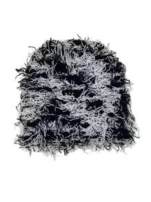 4 件套迷彩针织帽，毛绒绒球帽，保暖户外亚克力帽，适合日常搭配和返校