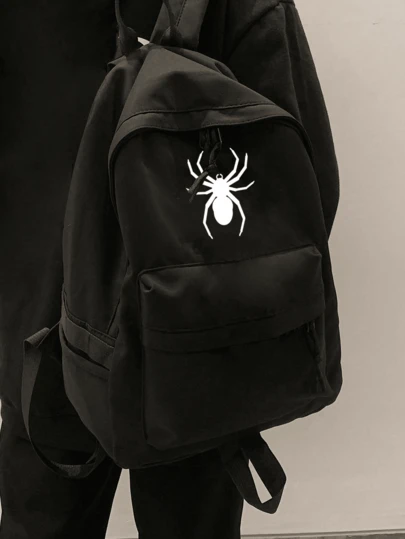 Mochila minimalista de unicolor, mochila universitaria multifuncional para niños y niñas, mochila de viaje versátil de nailon de gran capacidad y resistente al desgaste, decoración simple y casual, adecuada para bolsa de libros, útiles escolares, mochila escolar, mochila de regreso a clases, bolso escolar, mochila grande