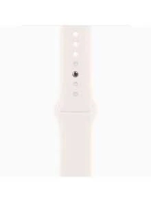 Apple Watch Series 10（2024 型号）S10 GPS 42 毫米玫瑰金铝金属表壳 + 柔粉色运动表带，S/M