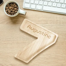 1 件,自定义名称/文字,木制装饰/实用托盘,带编号的装饰托盘,可装零食水果,光滑木制品,适合家庭聚会的高端桌面装饰,生日礼物,可装零食水果,光滑木制品,适合家庭聚会的高端桌面装饰,生日礼物,适合老年人的家庭生日派对礼物