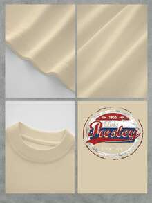 Women T-Shirts - 杏色 - 查看 4