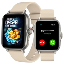 Hot Is A New Men's And Women's Sports Smartwatch With Features Such As Dialing/Answering Calls, Step Counting, Calorie Tracking, Distance Tracking, Multi Sport Modes, Music Control, Remote Camera, Alarm Clock, Call Information Prompt, Multifunctional Smartwatch, Equipped With Lithium-Ion Battery 150MAH, 1.44-Inch Screen Full Screen Touch Control Suitable For IOS And Android Smartphones