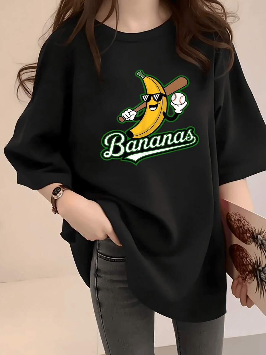 Women T-Shirts - 黑色 - 查看 1