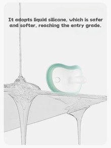 Soothing Pacifier - Soft As Breastmilk, Comfortable Sucking, Helps Baby Fall Asleep Easily, Anti-Colic Design, Silicone Material, Gentle On Baby's Delicate Mouth - Multicolor - View 8