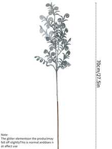 1/2/3 قطعة من النباتات الاصطناعية اللامعة بالبريق 70 سم، ديكورات وزينة شجرة عيد الميلاد الصناعية لحفلات الزفاف والمنزل والمائدة والغرفة والنوم، هدايا، إكليل، إكسسوارات الحلي الخيزران DIY، ديكور شجرة عيد الميلاد والنباتات