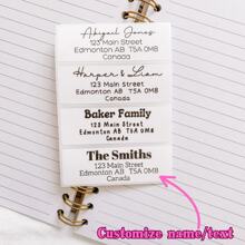 50pcs+ Personalized Address Labels | Wedding Return Address Stickers | Sticker Labels | Customized Cute Cards, Envelopes, Personalized Stickers, Customized Wedding Gifts, Halloween Gifts, Christmas Gifts, Multi-Functional, Durable, Ornamental, Exquisite, Stylish, High-Quality, Personalized, Unique, Ideal Gifts For Him, Tea Room, Home, Garden, Office, For Anniversaries, For Valentine's Day, For Mother's Day, For Birthdays, For Father's Day, For Graduation, For Weddings, For Housewarming, Xmas Decoration, Autumn Home Refresh