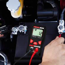 L.A.OL.A.U 1 pieza Multímetro digital, Voltímetro, Ohmímetro, Diagnóstico relámpago de 6 en 1, Voltaje, Resistencia, Diodo, Encendido/Apagado, Cable vivo, Adecuado para reparación y diagnóstico industrial/automotriz, reparación de electrodomésticos, experimentos de investigación científica y uso diario - Negro - Ver 9