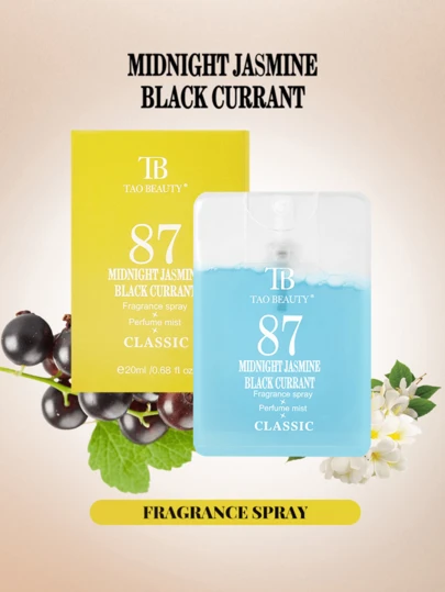 20ml Portable Pocket Fragrance, Body & Hair Fragrance Spray, Vanilla, Jasmine, Caramel, Coconut, Blackcurrant, Sea Salt & Floral Fruity Scents, Ideal Summer Beach Fragrance, Great Gift For Girlfriend