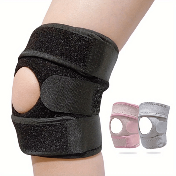 1/2pcs Elastic Sports Knee Pads, Anti-Collision Knee Pads, 3CM Thick, Made Of High Elastic EVA Foam, Perfectly Fit For Men & Women In Dancing, Football, Volleyball, Basketball, Cycling, Running, Roller Skating, Fitness, Non-Slip & Breathable Protective Gear