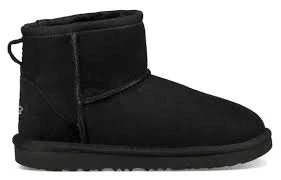 UGG Classic Mini II Classic Mini II 1017715K-BLK 黑色 - 黑色 - 查看 1