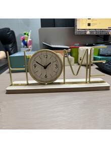 1 Piece Desktop Ornament, Suitable For Living Room, Bedroom, Entrance Hall, Wine Cabinet, TV Cabinet, Beautiful Display, Can Tell Time, A Nice Home Decoration For Living Room And Office Desktop. - Multicolor - View 1