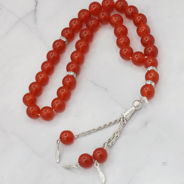 33 件 10 毫米玻璃珠念珠手链，中东配饰