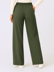 Women's Sweatpants - Verde militar - Ver 3