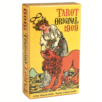 Tarot Rider Edición 1909 - 78 cartas de oráculo para adivinación en inglés, material de papel, juego y accesorios