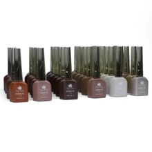 Gel Nail Polish 18ml Shades Of Earthy Brown And Nude High Pigmentation Choose The Color - Vàng Lấp Lánh 199 - Xem 4