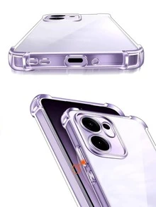 Protector Transparente Reforzado Uso Rudo Acrigel Para Oppo Reno 13F 5G - transparente - Ver 2