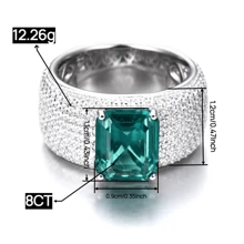 Dissoo 1pc 2025 New 925 Sterling Silver Luxury Cubic Zirconia Wide Band Ring, Women Jewelry Ring, Suitable For Summer, Mother's Day Gift, Graduation Gift, Beach Party, Banquet, Gift For Companion, Back To School Gift