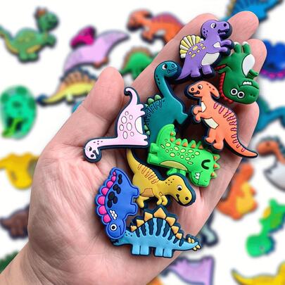 30 piezas Encantos de dinosaurio para el mundo - Accesorios de decoración de zapatos de PVC para zuecos, zuecos, diapositivas de burbujas y sandalias - Para niños y niñas - Perfecto para Navidad, cumpleaños y regalos de fiesta, zapatos, selecciones de primavera y verano, regalos de damas de honor, habitación, decoración de dormitorio, playa, viaje, para hombres, para mujeres, vacaciones, cosas lindas