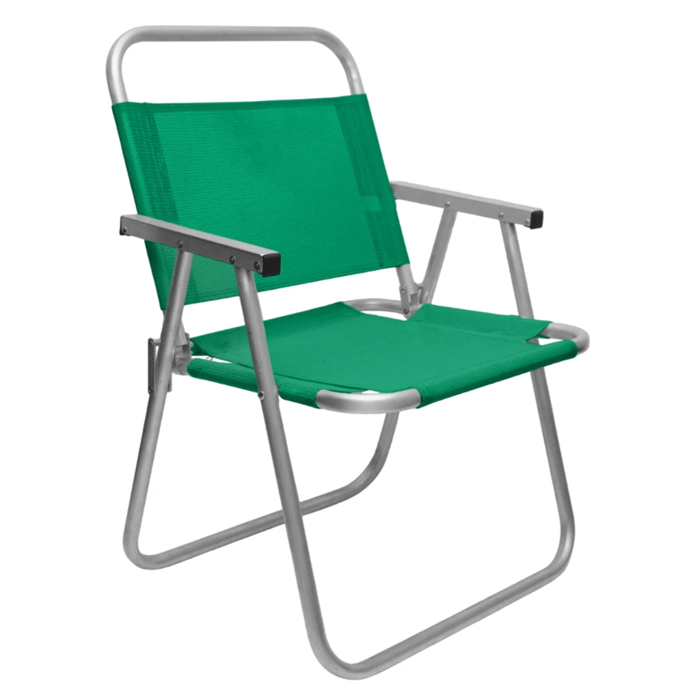 Chair Sitting Beach Chair Aluminum Reinforced Up To 150kg - 綠色 - 查看 1