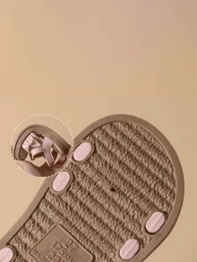 Recommended Best Seller! Girls PVC Hollow-Out Sandals, Cute Sweet Style Children Breathable Non-Slip Summer Shoes - Pink - View 5